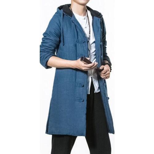 4color High quality winter/Autumn warm coat tang suit tai chi robes Martial arts uniforms kung fu robe clothing blue/black/khaki