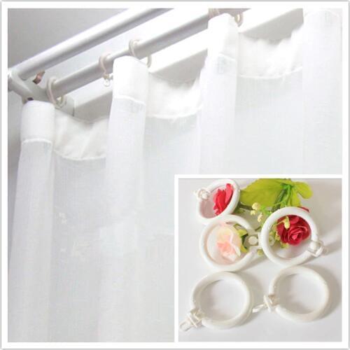 Curtain accessories roman ring grommet for curtain Window hole-digging rod ring hanging plastic rings for Roman Rod