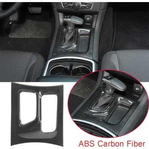 Carbon Fiber ABS Central Control Gear Shift Panel Trim for Dodg Charger 2015-2020