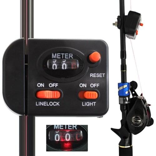 Digital Fishing Line Counter 0-999M Fish Finder Depth Gauge Tackle Tool Fishing Accessories