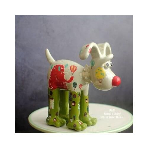 British European style Animal dog Exquisite craft decorative household accessories Wallace And Gromit Creative home decoration