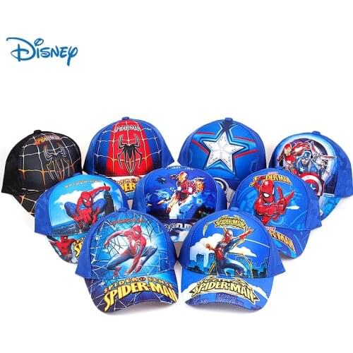 Disney Marvel Cap Baseball Cap Superhero Hip Hop Hat Cotton Adjustable Camouflage Childrens Hat Kids Boys Girls Outdoor Hat