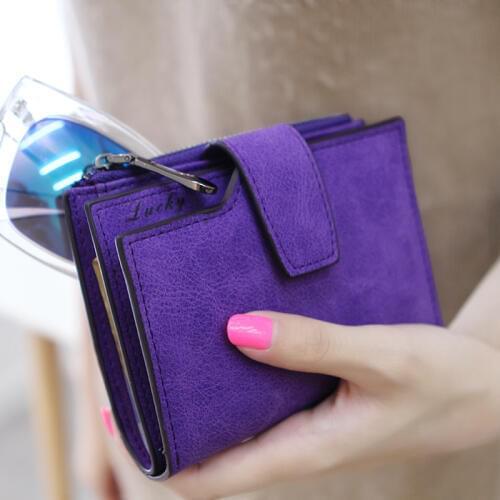 Fashion Brand Handy Short Wallet Women Luxury Leather Small Credit Card Holder Money Wallets Purse Bag for Female Ladies Girls
