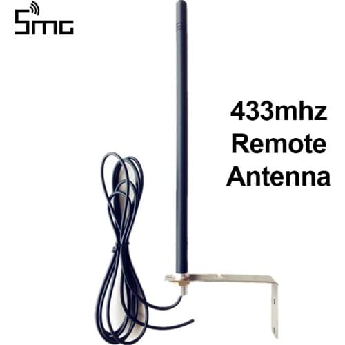 433MHz Outdoor Antenna with RG174 Cable 2M waterproof antennas For Garage Door Remote Control Signal enhancement