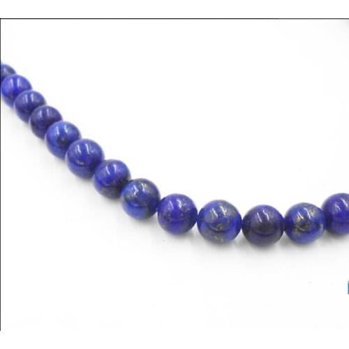 Sapphire Jasper Natural Stone Lapis Lazuli Round Loose Beads 15" Strand 3 4 6 8 10 12 14MM Pick Size For Jewelry Making No