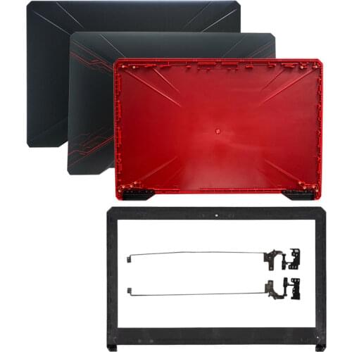 New laptop cover For Asus FX80 FX80G FX80GD Fx504 FX504G FX504GD FX504GE LCD top Back Cover/LCD front bezel/Hinges