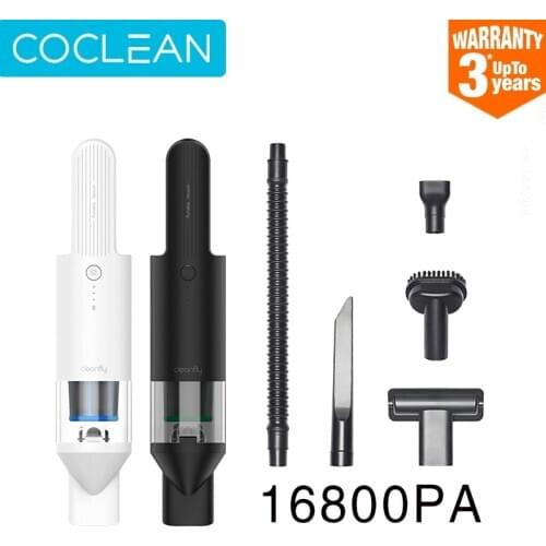 2020 New COCLEAN Cleanfly Handheld Vacuum Cleaner FV2 for Car home Portable Wireless Dust Catcher 16800PA Strong Cyclone Suction