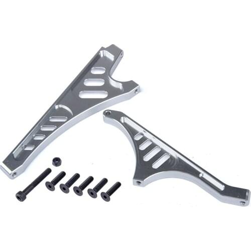 CNC Alloy Front Chasiss Brace and Rear Chassis Brace Set Fit for 1/5 Losi 5ive-t Rovan LT King Motor x2