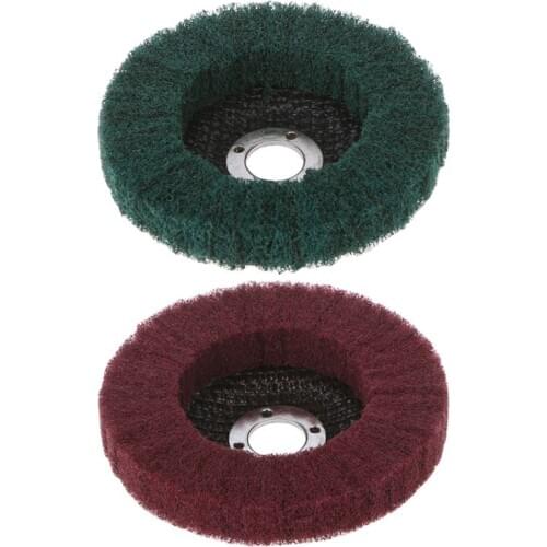 Nylon Fiber Grinding Wheel Polishing Buffing Disc Pad Abrasive Brush Rotary Tool