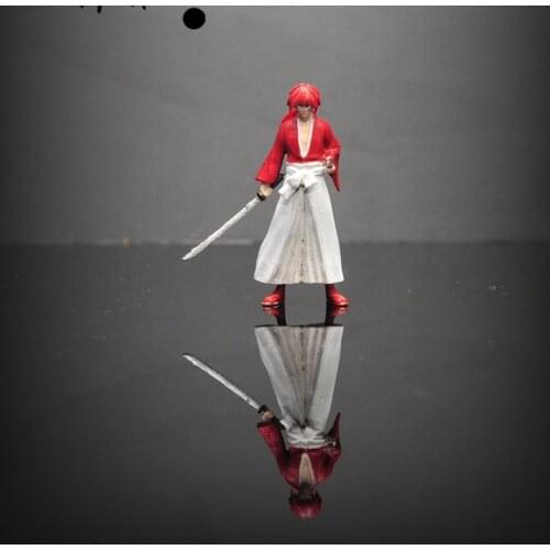 Super mini 1/64 pvc figure japanese swordman