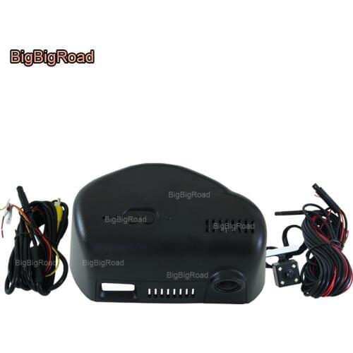 BigBigRoad For jeep cherokee / grand cherokee 2011 2012 2013 2014 2015 2016 2017 Car Video Recorder Wifi DVR Dash Cam Dual Lens