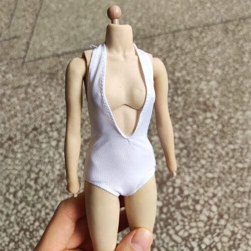 1/6 Female figure sexy swimsuit white for 12 inch action figure accessories