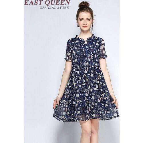 Womens dresses new arrival 2018 new arrival floral print summerdress casual women dresses big sizes 4XL 5XL NN0727 CQ