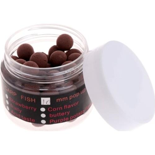 1 Box Carp Floating Fishing Lure Artificial Baits Beads Pops Up Flavor Smell Ball