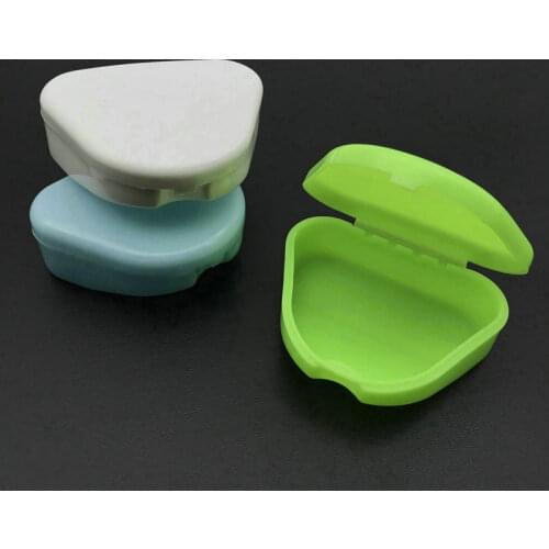 1pc Dental Retainer Box Mouthguards Dentures Sport Guard Denture Storage child and Adult Orthodontic Container