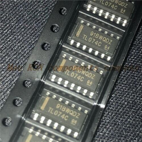 10PCS/LOT TL074CDT TL074 SOP14 SOP-14 TL074C SMD 074C New original In Stock