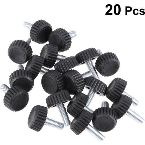 20PCS M6 Furniture Hardware Accessories Adjustment Foot Plastic Adjustable Feet Screws