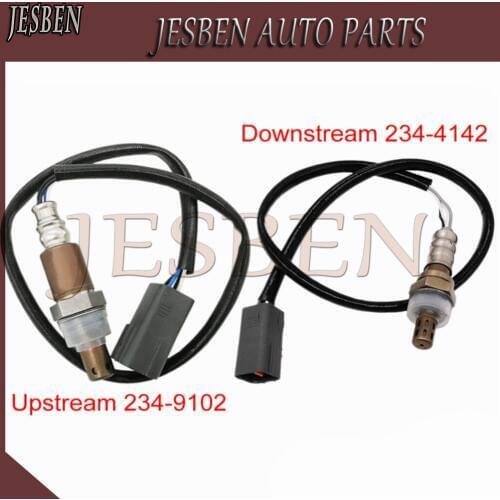 2X Upstream Downstream 234-9102 234-4142 Lambda O2 Oxygen Sensor fit for Mazda RX-8 1.3L 2004-2008 NO# JE96-18-861A AJ52-18-861A