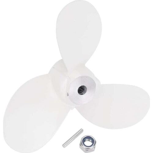 3X7 1/4x5in Motor Propeller Blade Aluminum Alloy For Outboard Brushless Motor For 65161 3.5 Horsepower