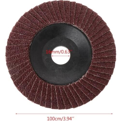 Abrasive 100mm Polishing Grinding Wheel Quick Change Sanding Flap Disc For Grit Angle Grinder 80 Grit C5AC