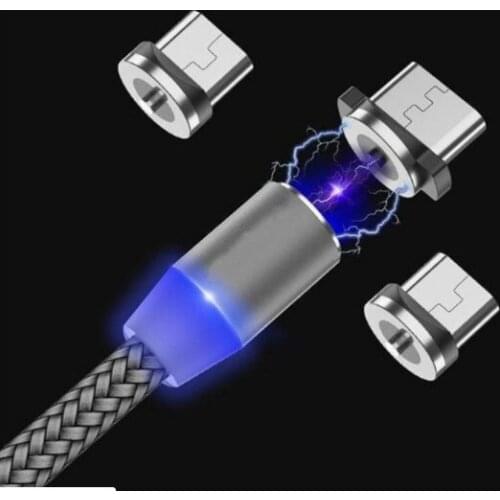 Android- plug & cable Black Red Gold Silver Gray Magnetic USB Cable Fast Charge C-Cable Magnet Charger Data Charging Mini Mobile