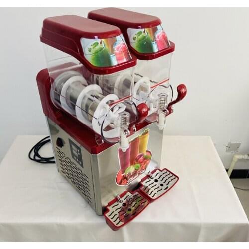 2 bowl Cheap Price Commercial Cold Drink Dispenser Granita Puppy Slush Ice Machine Slush Machine For Sale