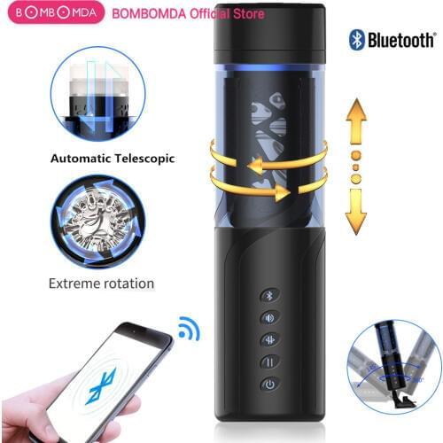 Automatic Piston Telescopic Rotation Masturbator for Men Dildo Vibrator Oral Blowjob Sucking Vaginal Sex Machine Adult Sex Toys