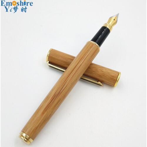 Fashion Creative Bamboo Fountain Pen Boutique Environmental Protection Bamboo Fountain Pen Custom For Business Gifts P075