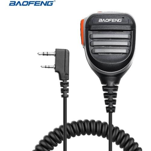 Baofeng Waterproof PTT Shoulder Speaker Microphone for TYT Baofeng Walkie Talkie Two Way Radio UV-5R BF-888S UV-82