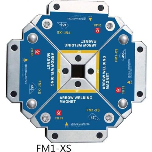 2/4 Pcs Welding Holder Magnetic Multi-Angle Solder Arrow Strong Magnet Weld Fixer Positioner Auxiliary Locator Tool