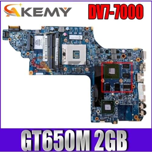 For HP Pavilion DV7 DV7T DV7-7000 Laptop Motherboard 682040-001 682040-501 W/ HM77 GT650M 2GB GPU 100% Work 11253-2 48.4ST10.031