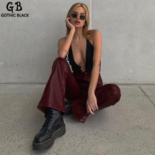 Gothic Black Women's Pants