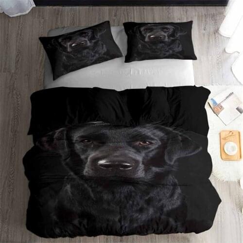 HELENGILI 3D Bedding Set Animals Dogs Print Duvet cover set bedclothes with pillowcase bed set home Textiles