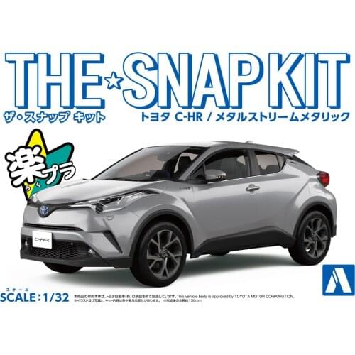 1/32 Assembled Car Model Toyota CHR SUV Off-road Vehicle Multi-color Optional Plastic Assembly Building Car Model Kit