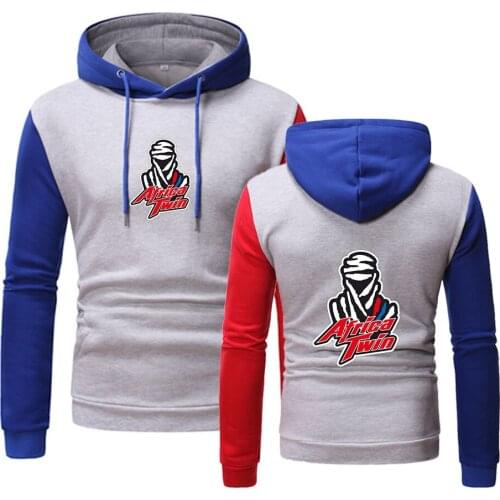 Men 2021 New Africa Twin Crf 1000 L Crf1000 Print Comfortable Movement Hoodies Splicing Motorcycle Tops Popular Clothing