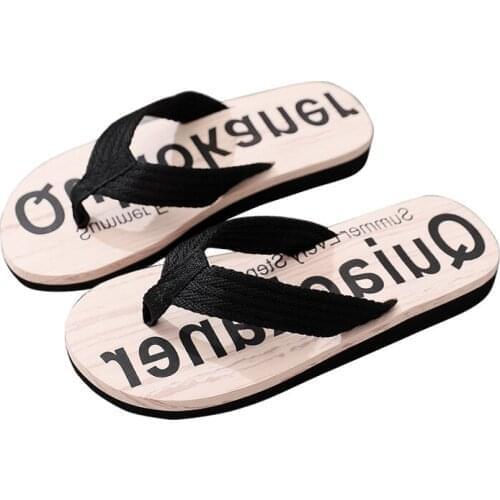 2021 New Arrival Summer Slipper Male Tide Cool Korean Slippers Fashion Outdoor Individuality Anti-slip Man Flip-flops Beach Shoe