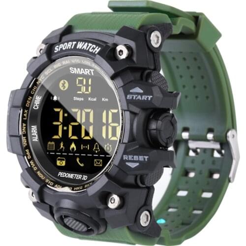 Men Sport Watch Military Clock Nightlight Notification Remote Control Pedometer Sport Watch IP67 Waterproof Mens Wristwatch