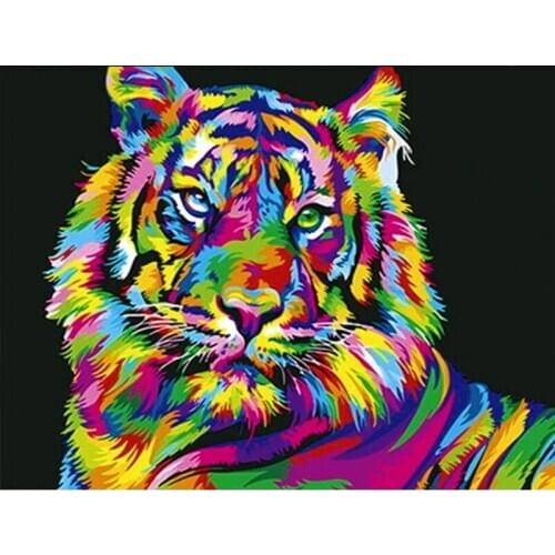 5d Diamond Painting Kits Full Tiger Handmade Gift Mosaic Animal Diamond Art Home Decor