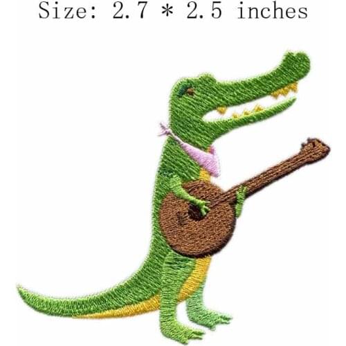 Play the guitar 2.7"wide embroidery patch for so happy/a show/scarf