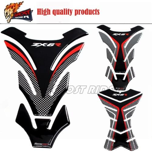 Fit for Kawasaki ZX6R ZX-6R ZX-6RR3D Motorcycle Tank Pad Protector Decal Stickers Case