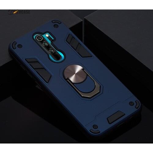 Anti Shock Case For Xiaomi Redmi Note 9 8 9S 9A 9C 7 6 Pro 5 Plus 4 4X Impact Metal Magnet Ring Case Cover For Redmi 7A 6A 5A