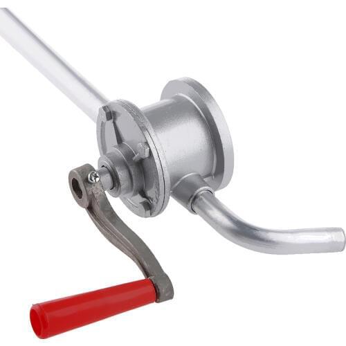 1 Set Hand Rotary Oil Pump Kit Lightweight Aluminium Alloy 2000L/h For Motorcycle RV Car Truck Boat Marine Oil Drums Etc