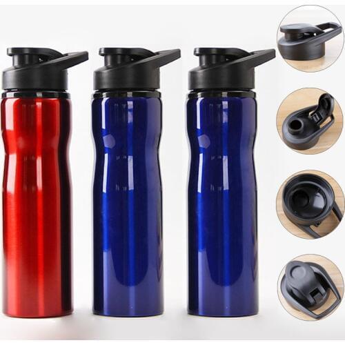 750ML stainless steel 304 Sports outdoor Mountaineering kettle with baking print portable my water bottle with handle Lid