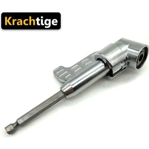 Krachtige 1/4" Magnetic Angle Bit Driver Adapter Screwdriver 360 Degree Adjustable Thumb Flange Off-Set Power Head Power Drill