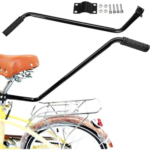 Bike Training Push Grab Balance Handlebar Bicycle Pole Trainer For Kids Children Learn Cycling Auxiliary Vehicle Bike