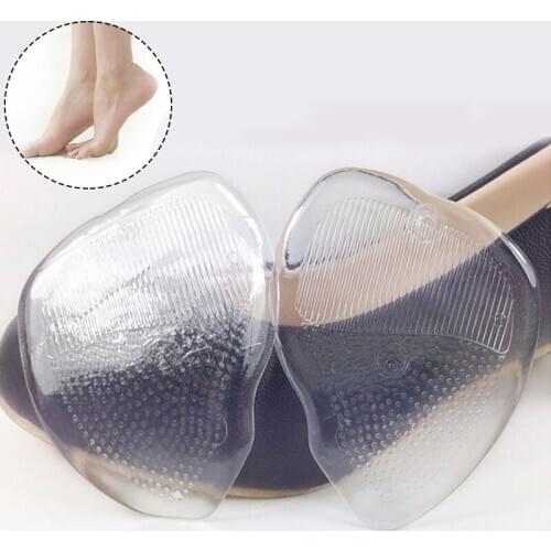 New Forefoot Pad Half Size Pad Invisible Foot Pads Non-slip Anti-wear Shoe Pads Insoles Foot Care Arch Support Foot Accessories