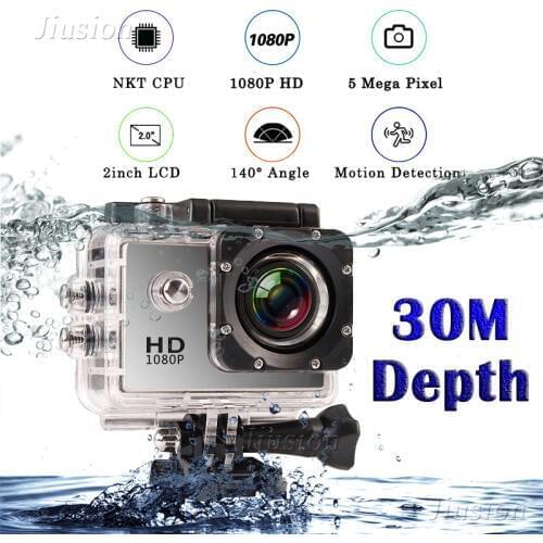 HD 1080P Mini Camera Action Waterproof Case LCD Screen For Go Pro Micro Cam Sport Helmet DVR Video Diving Camcorder Recorder