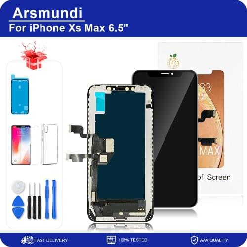 RJ Incell Screen For iPhone Xs Max LCD 6.5" Display Touch Screen Digitizer Assembly No Dead Pixel Replacement LCDs + Gifts