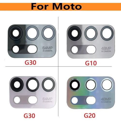 2PCS Rear Back Camera Glass Lens Cover For Motorola Moto G5 G7 G8 G4 G5 G6 G7 G8 Play Plus G7 Power X4 G5s E 2020 With Adhesive
