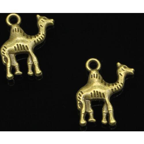 16pcs Antique bronze camel Charms Pendants for Jewelry Making DIY Handmade Craft 22*20mm